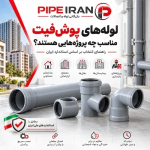 راهنمای انتخاب لوله پوش فیت استاندارد برای ساختمان