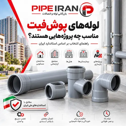 راهنمای انتخاب لوله پوش فیت استاندارد برای ساختمان